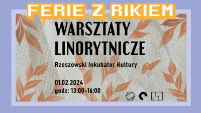 Ferie z RIKiem - Warsztaty z linorytu 01.02.2024