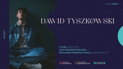 Dawid Tyszkowski | koncert w Letnim Ogródku Kulturalnym 05.05.2023